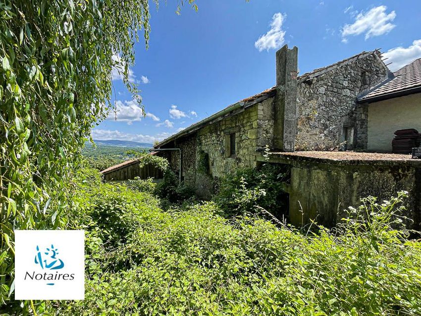 Image Façade à  maison mitoyenne de Contamine-Sarzin