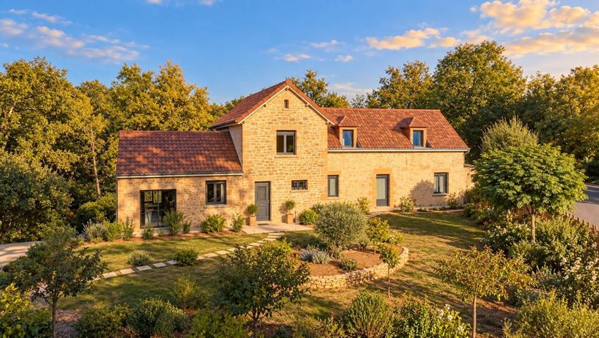 Image Façade à  propriété agricole de Prats-de-Carlux