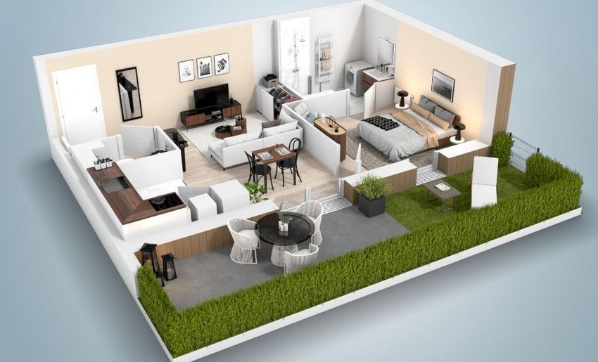Image Plan à appartement de La Baule-Escoublac