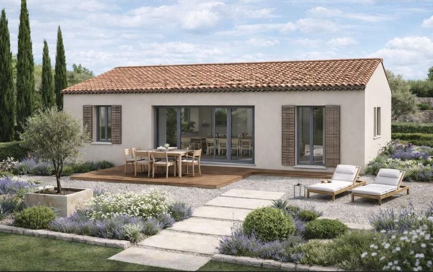 Image Façade à  maison individuelle de Velaux