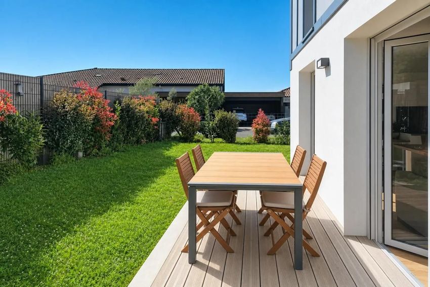 Image Terrasse à  maison individuelle de Tosse