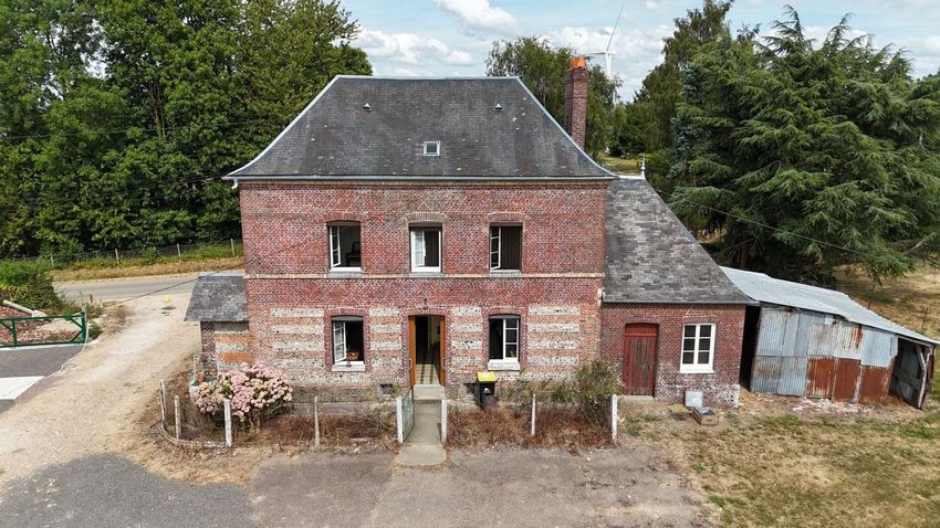 Image Façade à  maison individuelle de Saint-Saëns