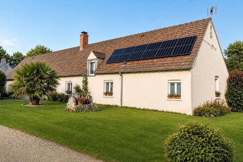Image Façade à  propriété agricole de Ladon