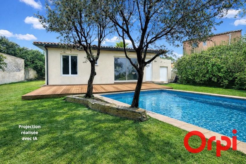 Image Piscine à  maison individuelle de Restinclières