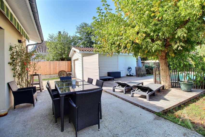 Image Terrasse à  maison individuelle de Cadaujac