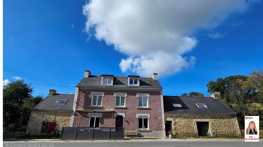 Image Façade à  maison individuelle de Lanvénégen