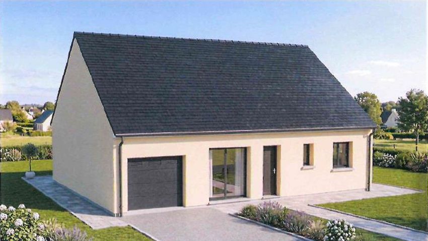 Image Façade à  maison individuelle de Morancez