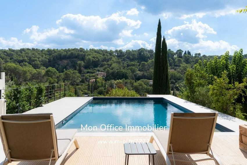 Image Piscine à  maison individuelle de Saint-Marc-Jaumegarde