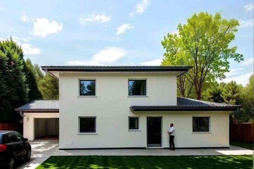 Image Façade à  maison individuelle de Veigy-Foncenex