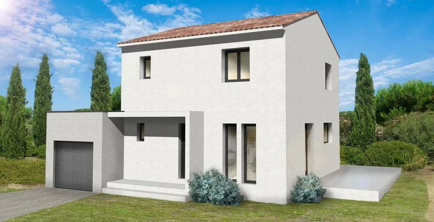 Image Façade à  maison individuelle de Garons