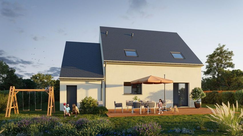Image Façade à  maison individuelle de Trévron
