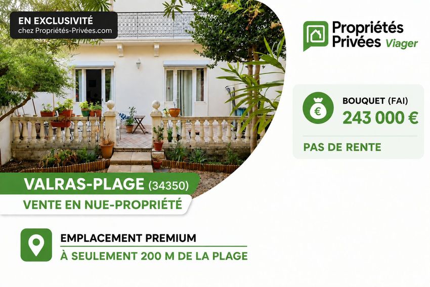 Image de  maison de maître à Valras-Plage