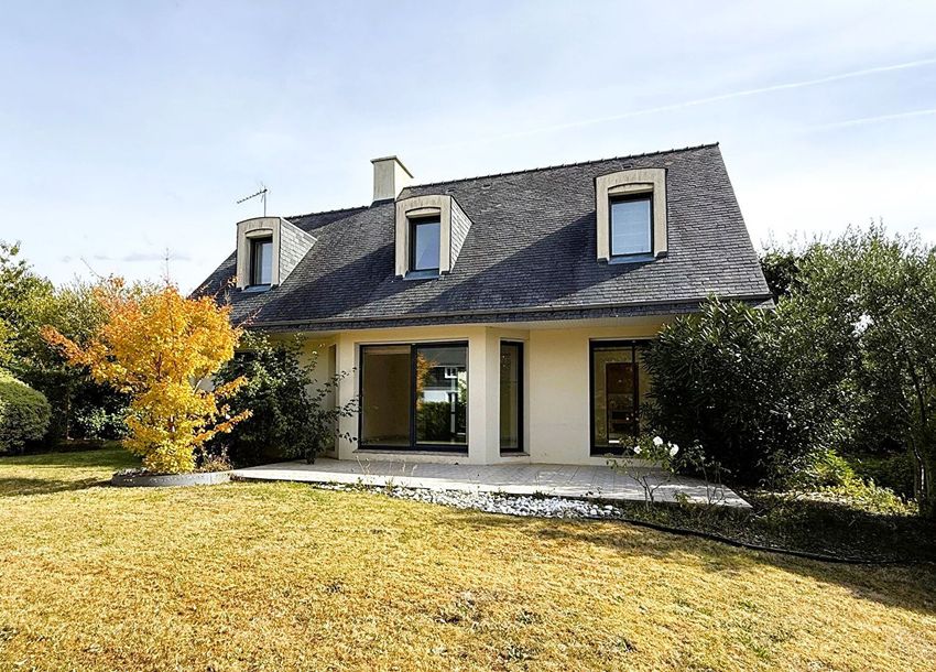 Image Façade à  maison individuelle de Pleuven