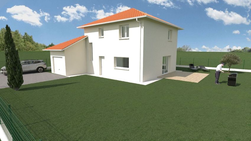 Image Façade à  maison individuelle de Panossas