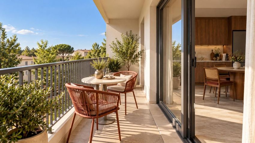 Image Terrasse à appartement de Le Taillan-Médoc