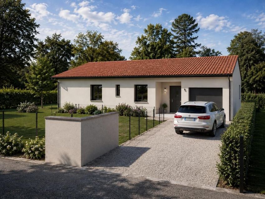 Image Façade à  maison individuelle de Chanas