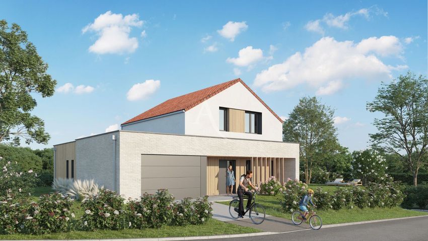 Image Façade à  maison individuelle de Saint-Josse
