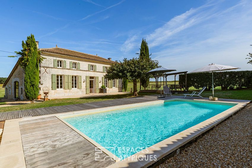 Image Piscine à  maison individuelle de Fléac-sur-Seugne