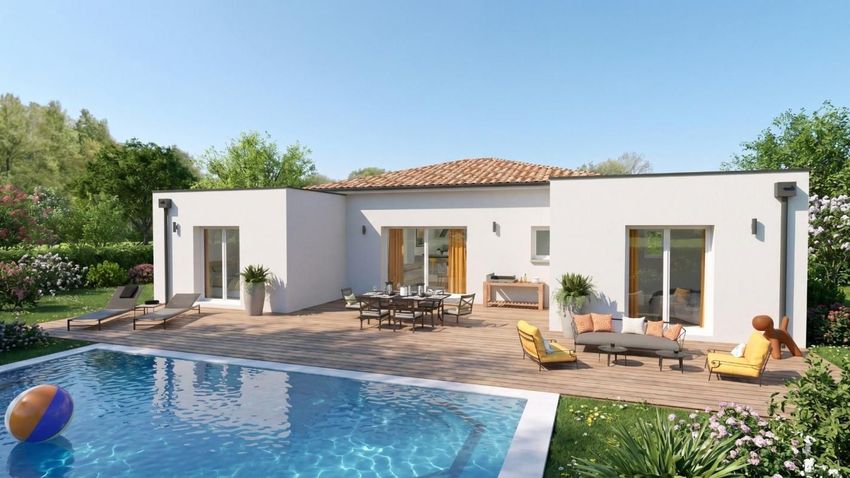 Image Piscine à  maison individuelle de Servian