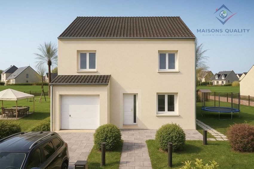 Image Façade à  maison individuelle de Bouleurs