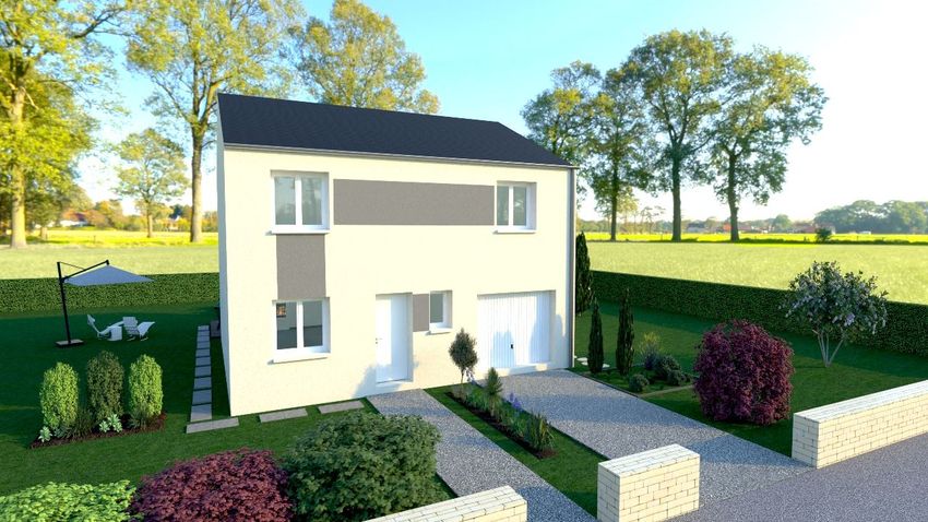 Image Façade à  maison individuelle de Mont-Bonvillers