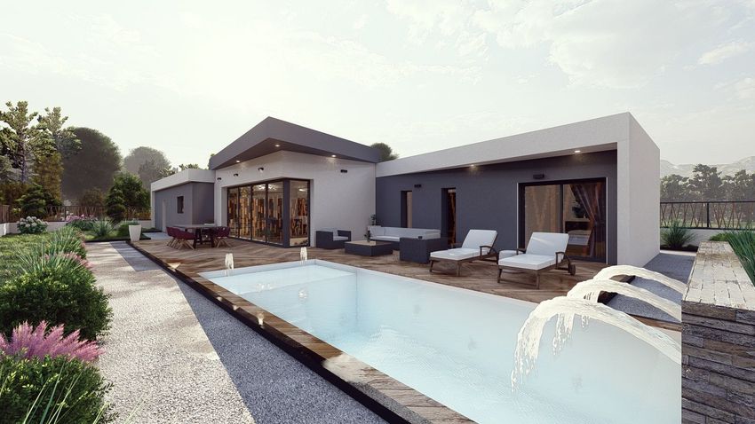 Image Piscine à  maison individuelle de Vic-le-Comte