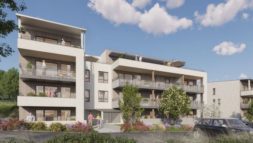 Image Façade à programme neuf de Sans numéro Rue d'Esch