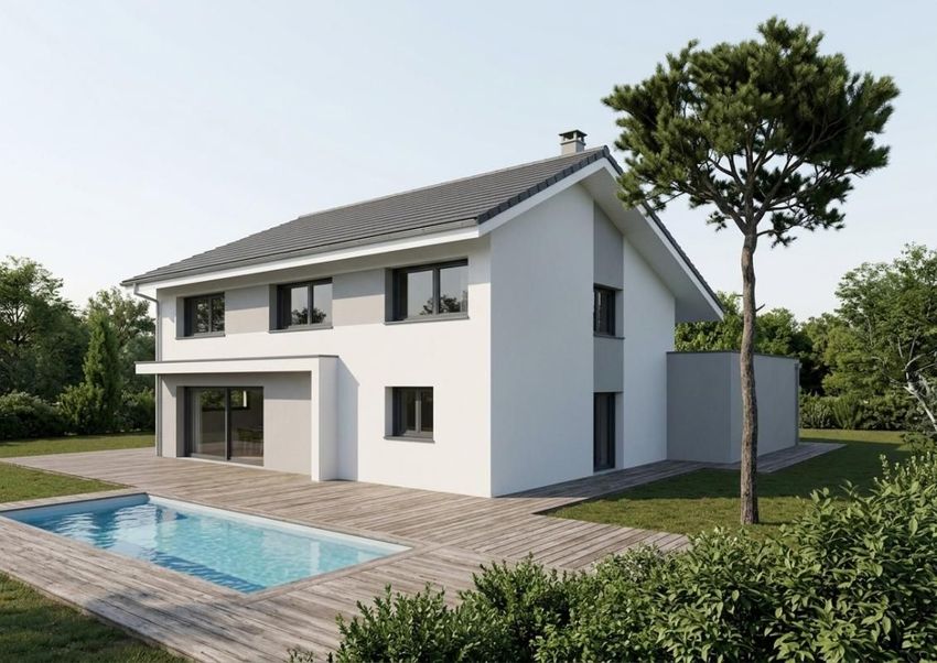 Image Façade à  maison individuelle de Sevrier