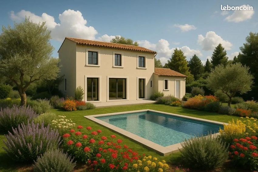 Image Piscine à  maison individuelle de Ventabren