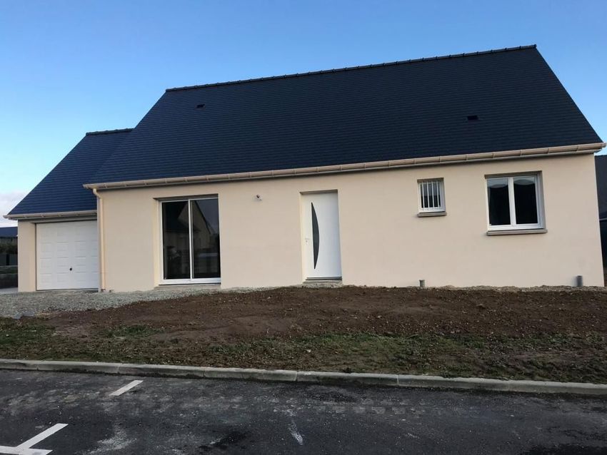 Image Façade à  maison individuelle de Saint-Molf