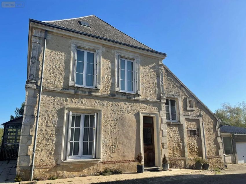 Image Façade à  maison mitoyenne de Coudray-au-Perche