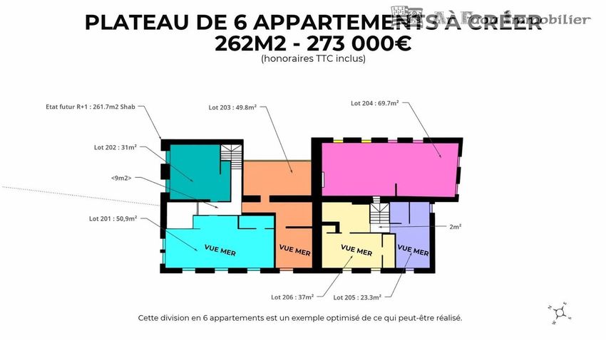 Image Plan à appartement de Hôpital-Camfrout