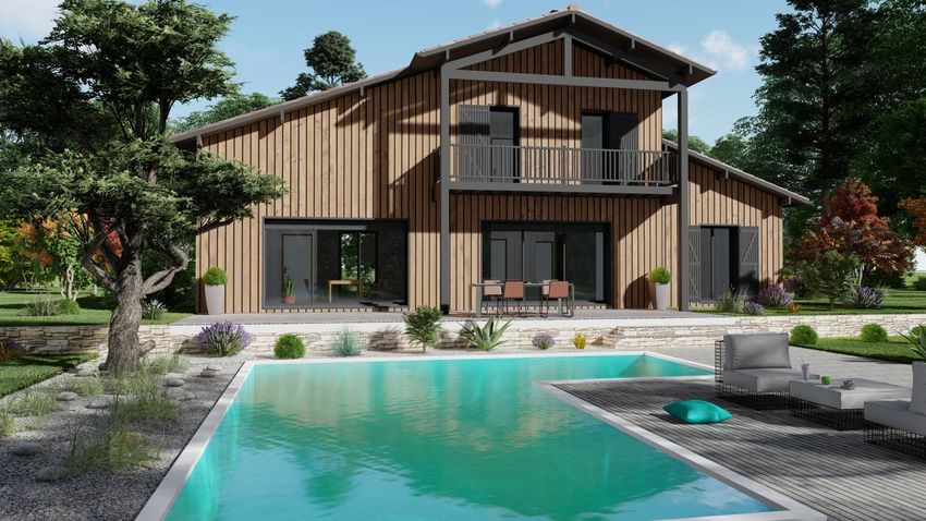 Image Piscine à  maison individuelle de Fargues-sur-Ourbise