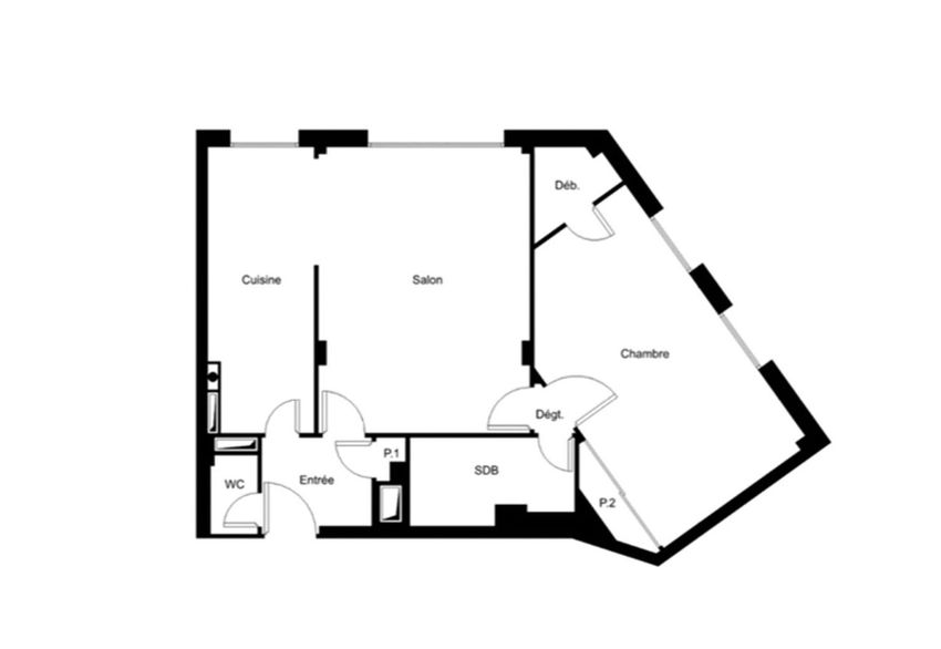 Image Plan à appartement de École Militaire