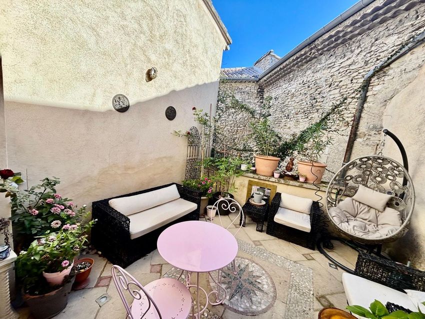 Image Terrasse à  maison individuelle de Taulignan