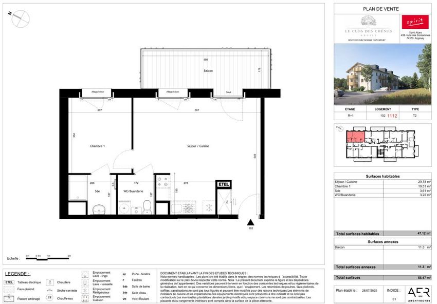 Image Plan à appartement de Groisy
