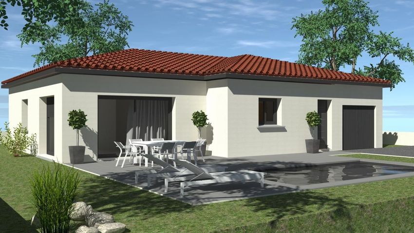 Image Façade à  maison individuelle de Anneyron