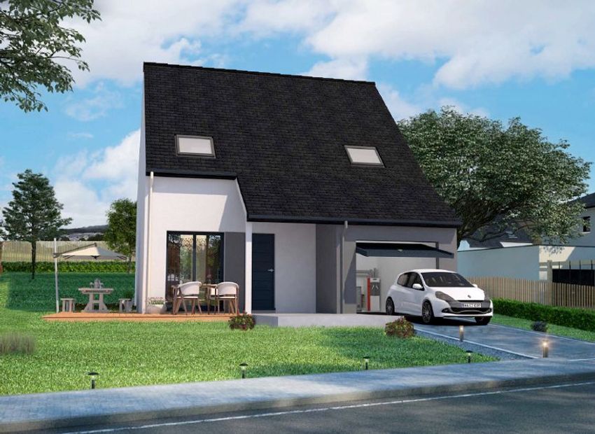 Image Façade à  maison individuelle de Erquy