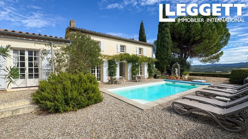 Image Piscine à  propriété agricole de Rouffiac-d'Aude