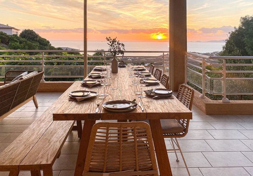 Image Terrasse à  villa de Albitreccia