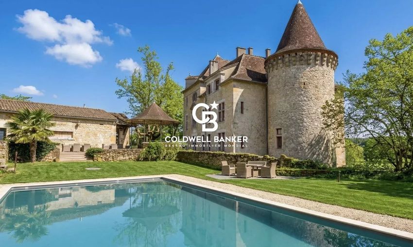 Image Piscine à  château de Lissac-et-Mouret