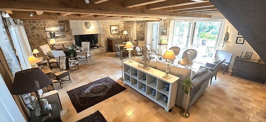 Image Salon à  maison mitoyenne de Batz-sur-Mer