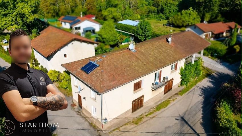 Image Façade à  maison individuelle de Saint-Pierre-de-Bressieux