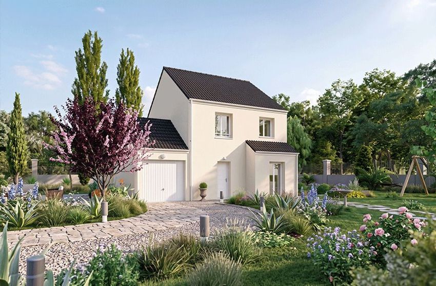 Image Façade à  maison individuelle de Moissy-Cramayel