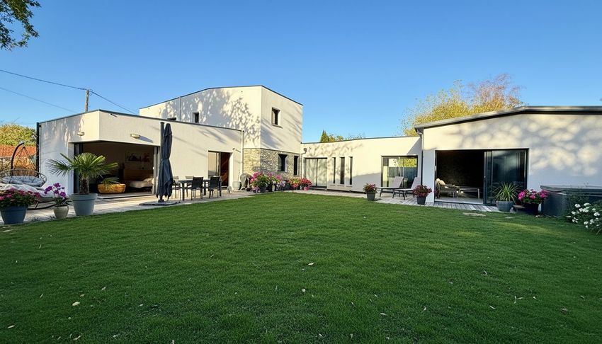Image Façade à  maison d'architecte de Mauves-sur-Loire