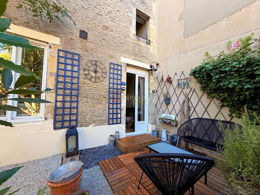 Image Terrasse à  maison mitoyenne de Bavent