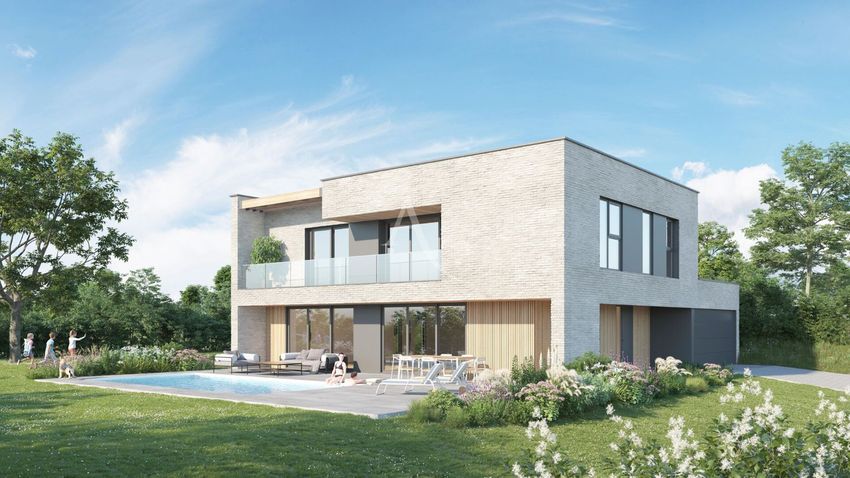 Image Façade à  maison individuelle de Saint-Josse