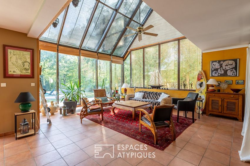 Image Terrasse à  maison individuelle de Esvres