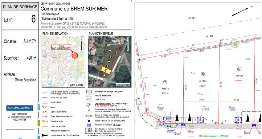 Image de terrain à Brem-sur-Mer