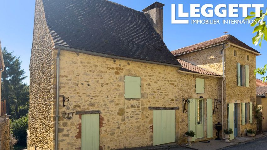 Image Façade à  maison mitoyenne de Villefranche-du-Périgord